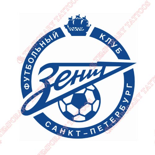 Zenit Saint Petersburg Customize Temporary Tattoos Stickers NO.8534